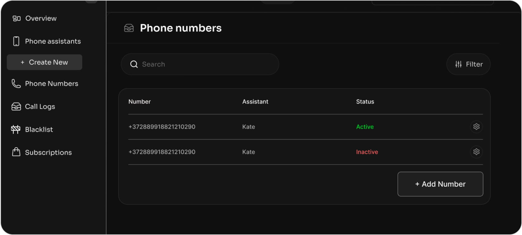 Calistia Dashboard 3